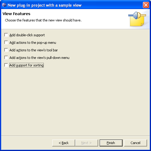 Features for Eclipse smple view