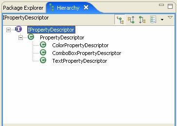 implementation of property descriptor.