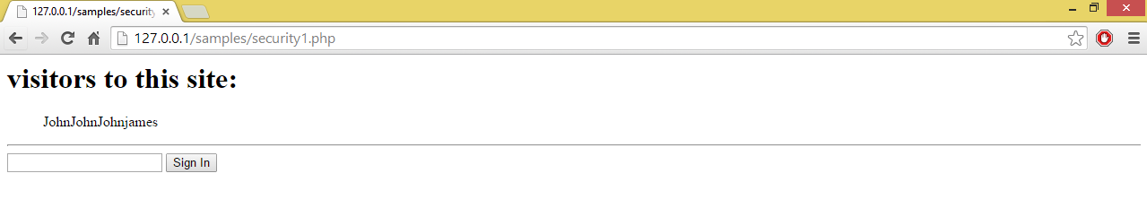 Fig - Security Output