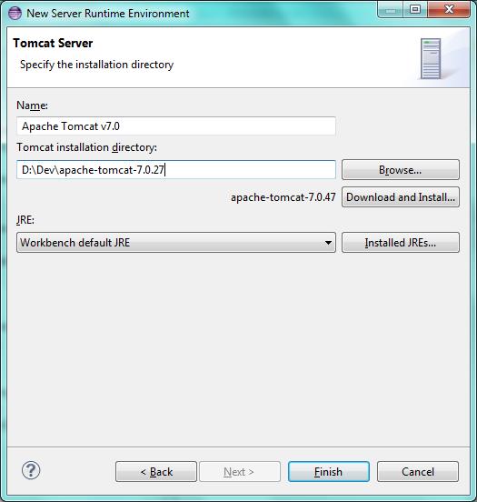 Tomcat Apache integration screen -2
