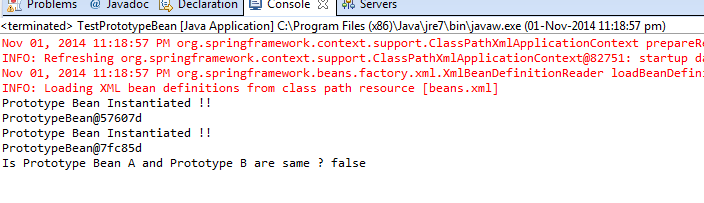 Output of Example program