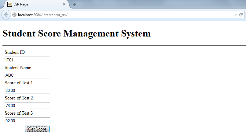 Figure: Filling details of application