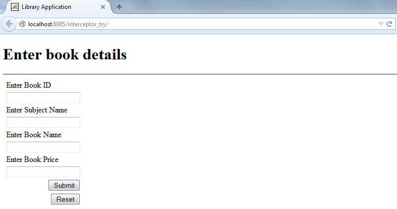 Fig - enter book details