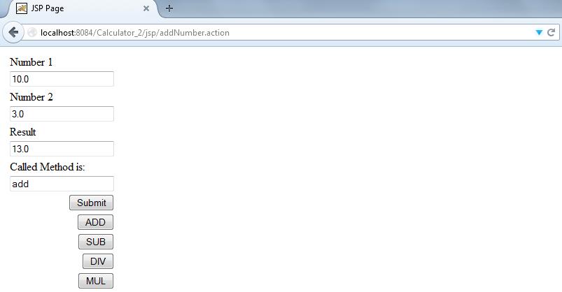 Figure : Addition Action