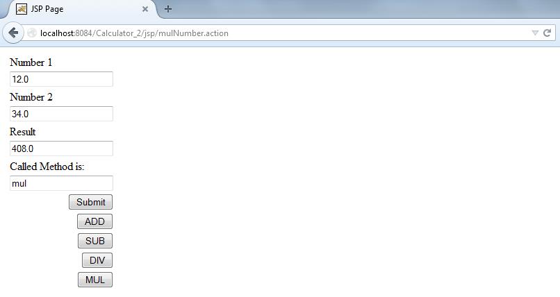 Figure : Multiplication Action