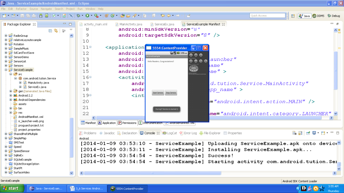 Android Services | Android Programming by Wideskills